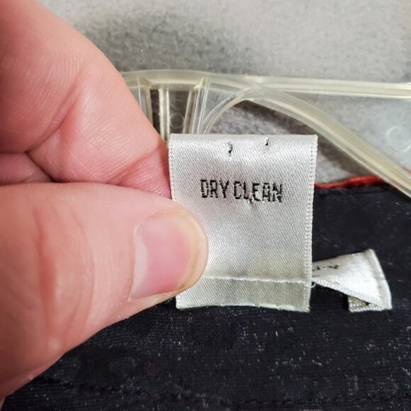 Laura Ashley Jacket Womans 2X Patchwork Velvet Burnout Silk Blend Kimono Boho - Picture 7 of 7